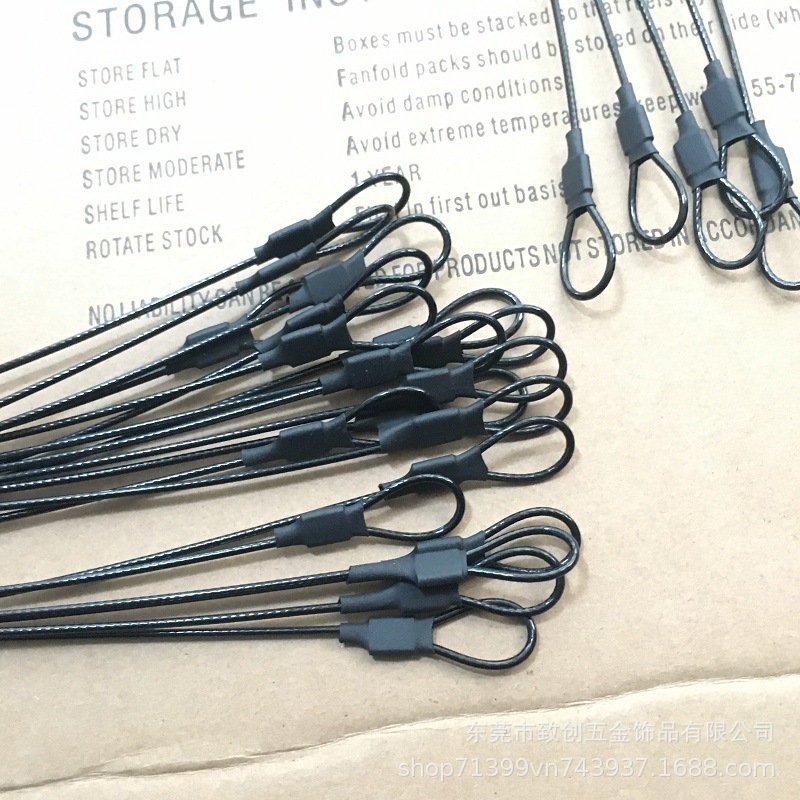 304 Stainless Steel Wire Rope Pressed Stainless Steel Terminal Wire Rope Galvanized Rubber-coated Wire Rope Chandelier Wire Rope