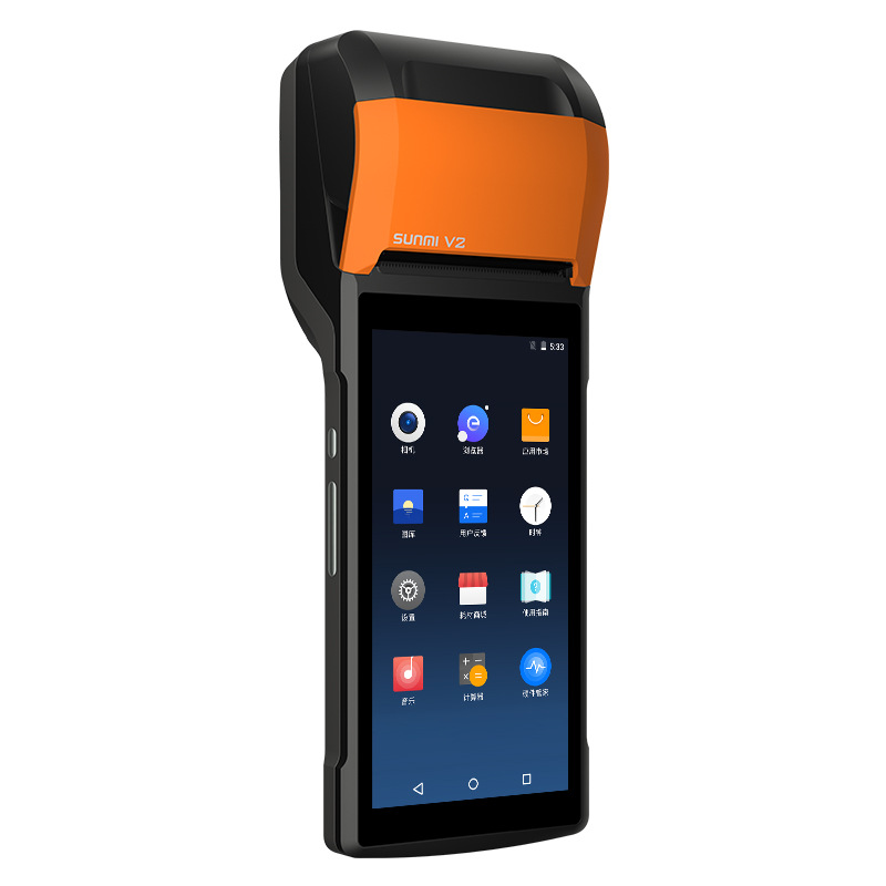 Export Export English Version Foreign Language Sunmi Mermeter V2 Convenience Store Retail Catering Scan Code Gun Handheld Cash Register