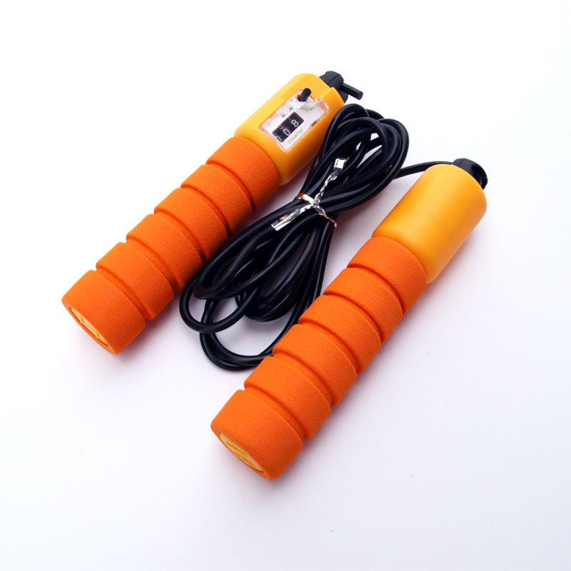 Professional sponge electronic counting rope skipping pattern rope skipping student exam fitness rope skipping rope fitness professional rope skipping