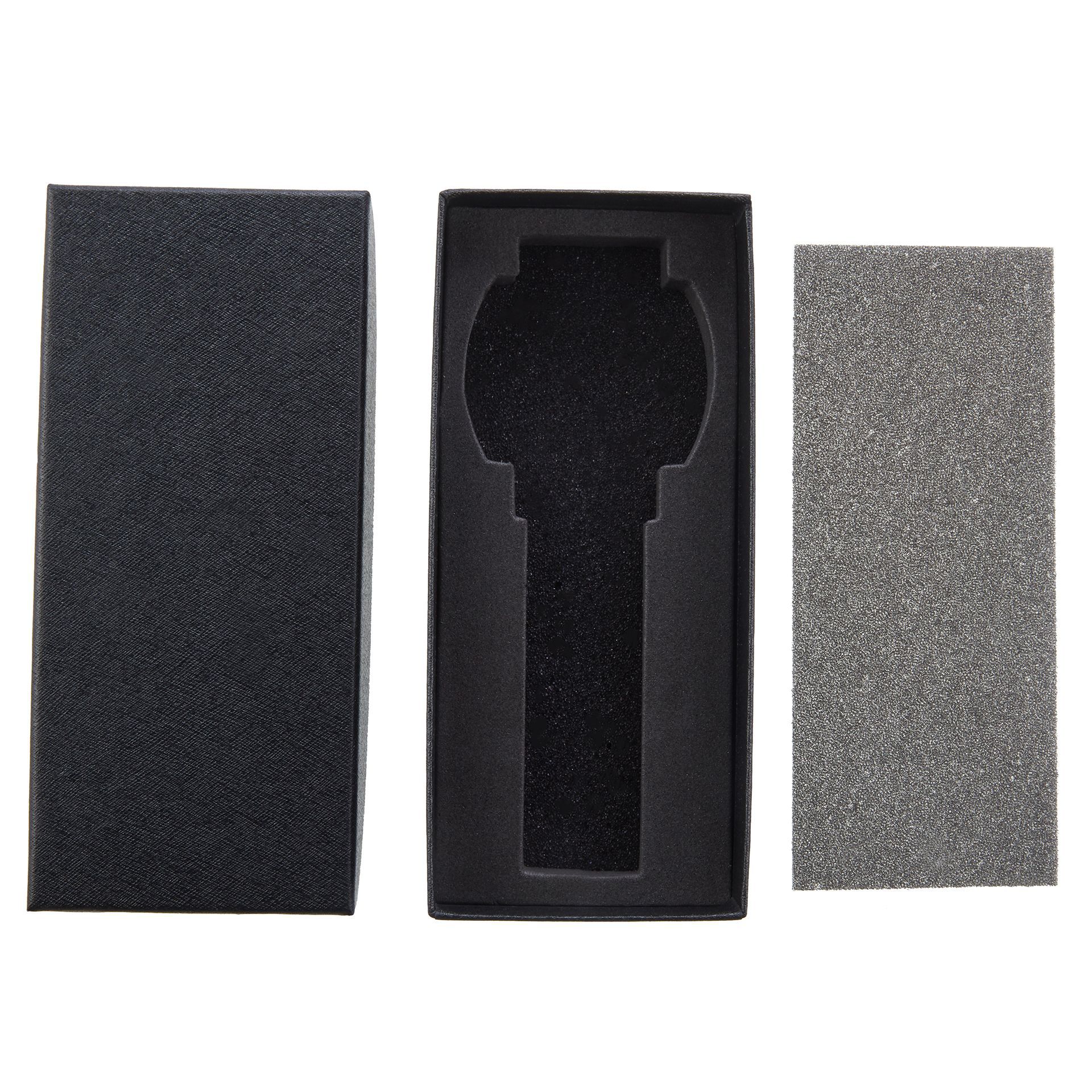 Factory Direct Sales Rectangular Black Watch Box Watch Packaging Box Jewelry Box Spot Wholesale Watch Gift Box