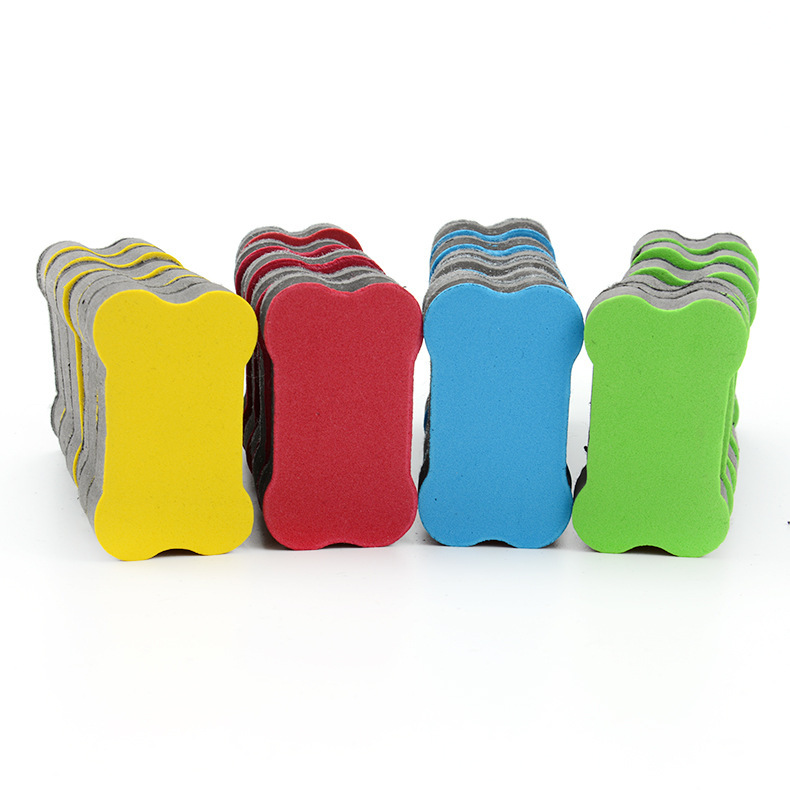 Factory wholesale small bone EVA board eraser children board eraser blackboard eraser spot a generation of eva magnetic board eraser