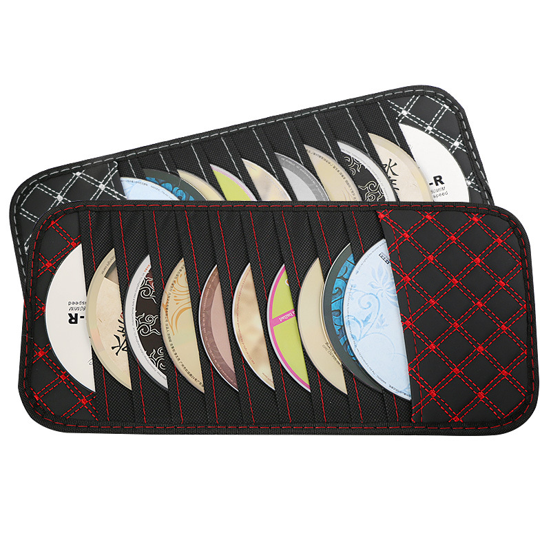Car sunshade storage clip red wine CD plate disc storage cover multifunctional car sunshade car supplies