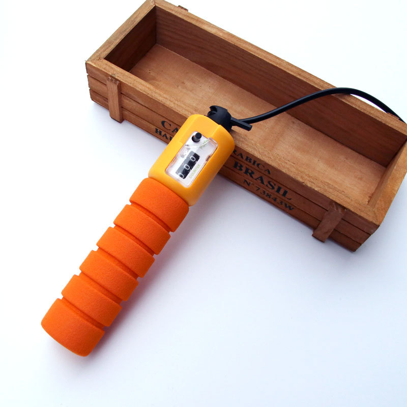 Professional sponge electronic counting rope skipping pattern rope skipping student exam fitness rope skipping rope fitness professional rope skipping