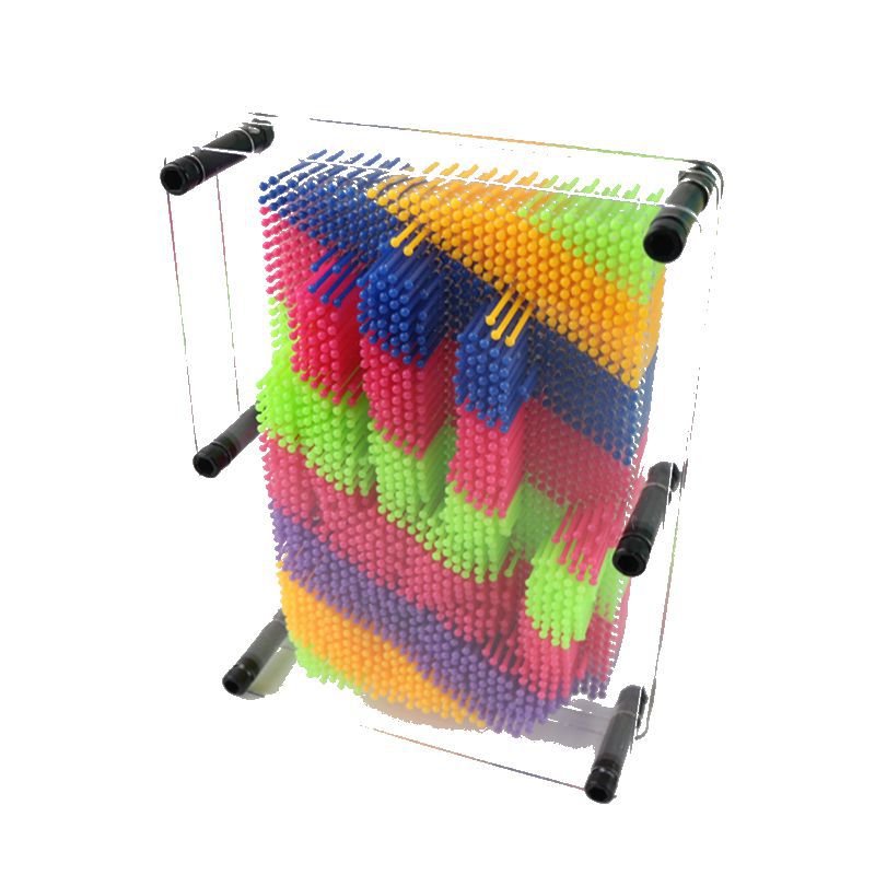 Colorful and changeable needle painting handprint 3d hand model three-dimensional cloning creative gifts novel practical cross-border supply