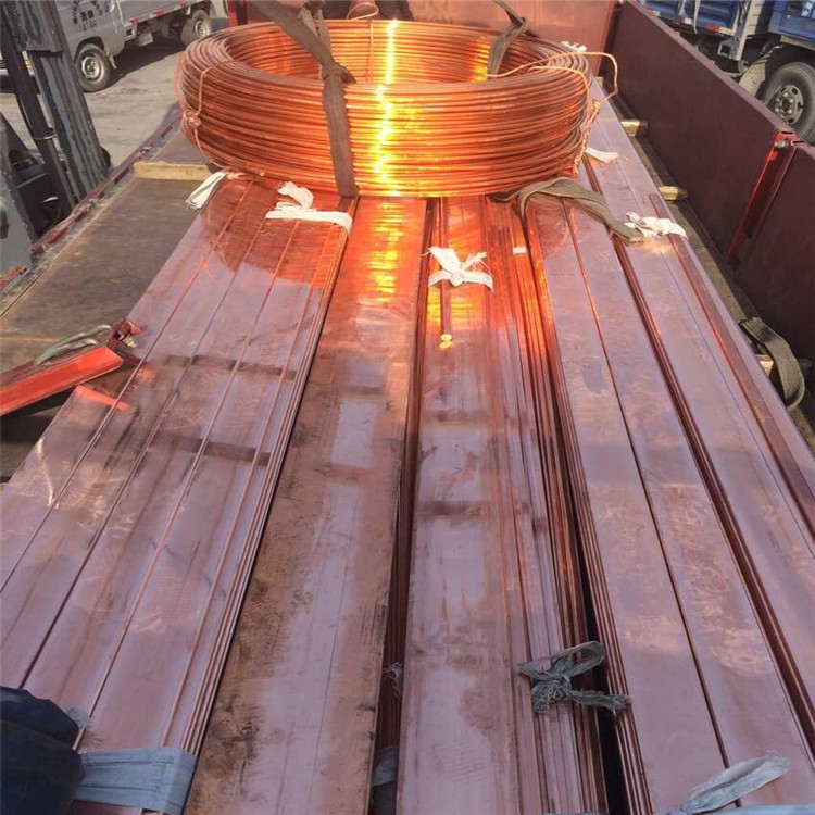 Производство и продажа медной трубки Tp2, мягкая медная катушка, медная прямая труба фиксированной длины 6м, медная труба для транспортировки воды