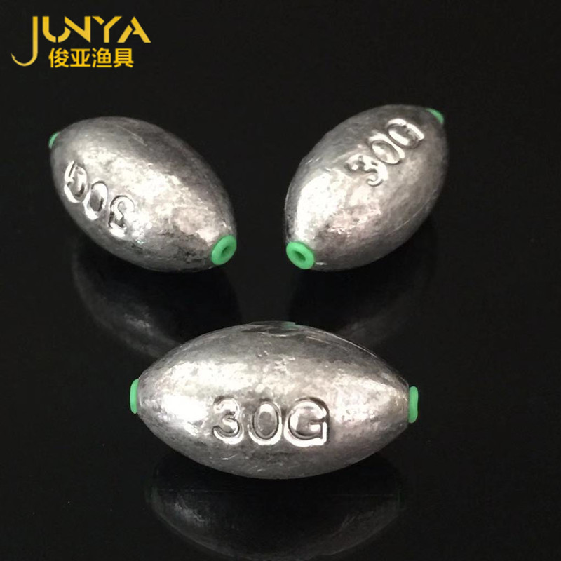 Свинцовая подвеска в форме яйца из пластика для рыбалки