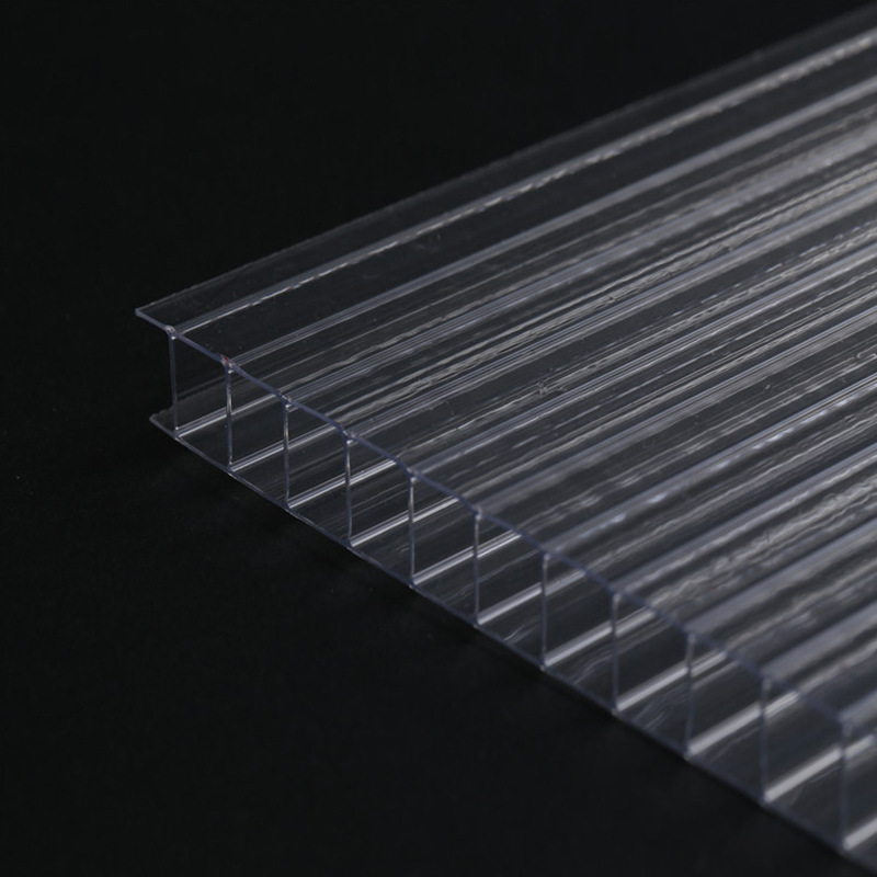 Sunshine Board Transparent Pc Hollow Sheet Anti-Uv Carport Rain Shelter Sun Shed Pc Endurance Board Waterproof