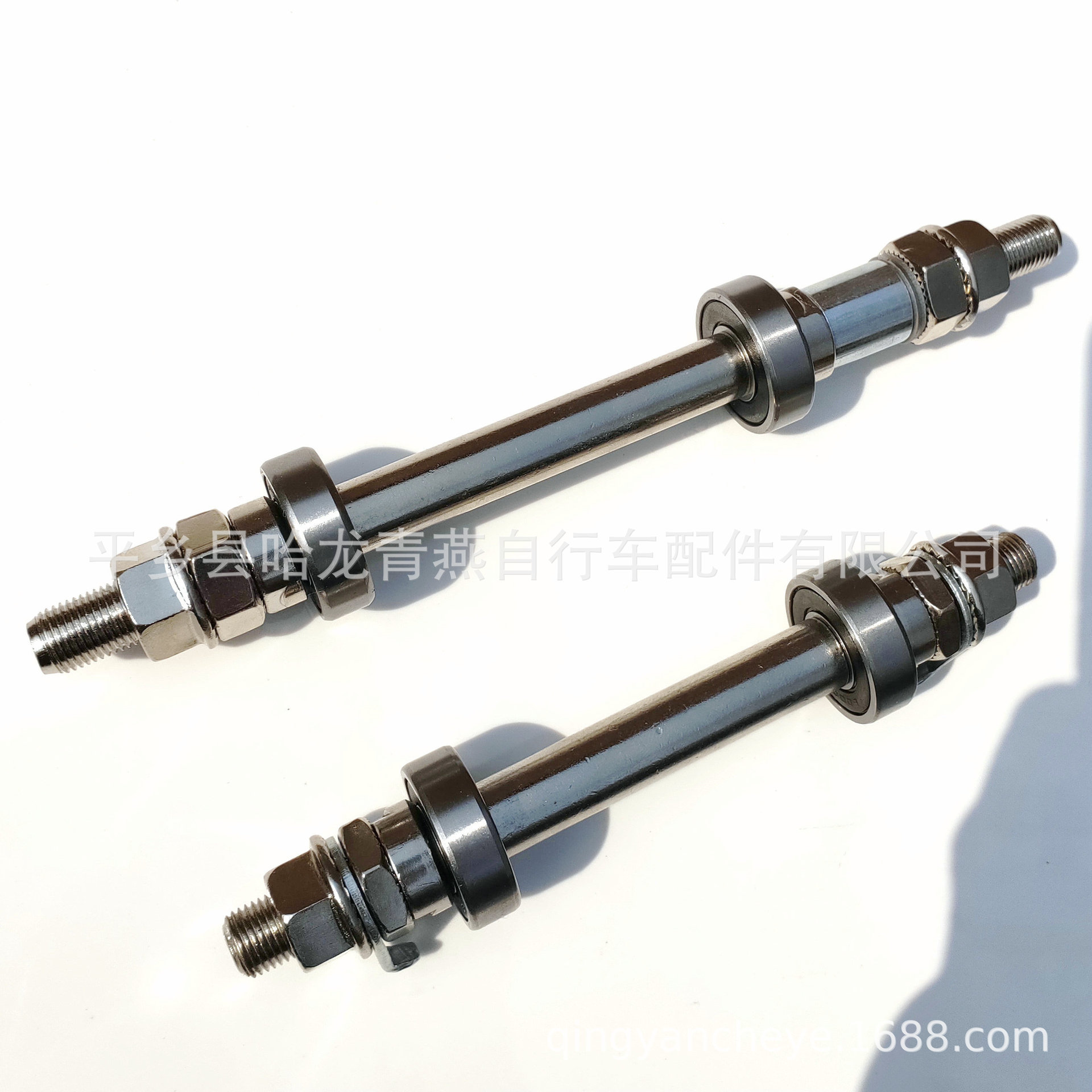 Mountain bike bearing shaft/bicycle bearing shaft solid shaft/solid hub front and rear axle/Peilin front and rear axle/accessories