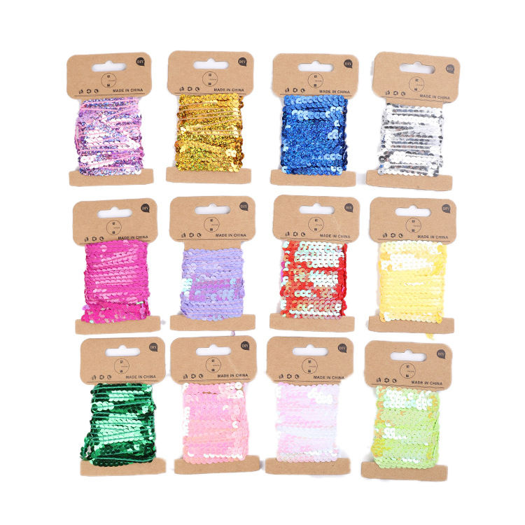 New Hot Push DIY Sequin Strip Ribbon Stage Clothing Sequin Lace Accessories