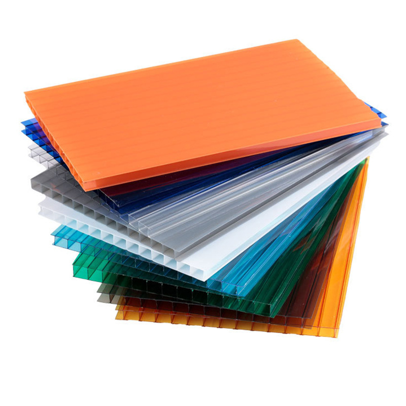 Sunshine Board Transparent Pc Hollow Sheet Anti-Uv Carport Rain Shelter Sun Shed Pc Endurance Board Waterproof