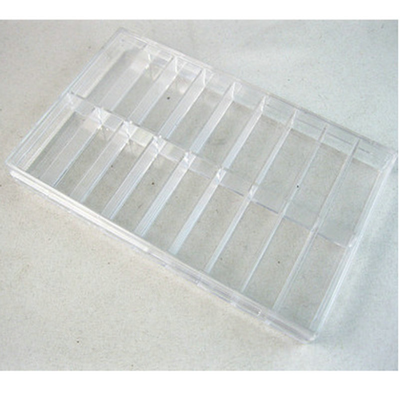 Small 18 grid parts Box storage box small parts ear screw box 10.7*6.6*1.3