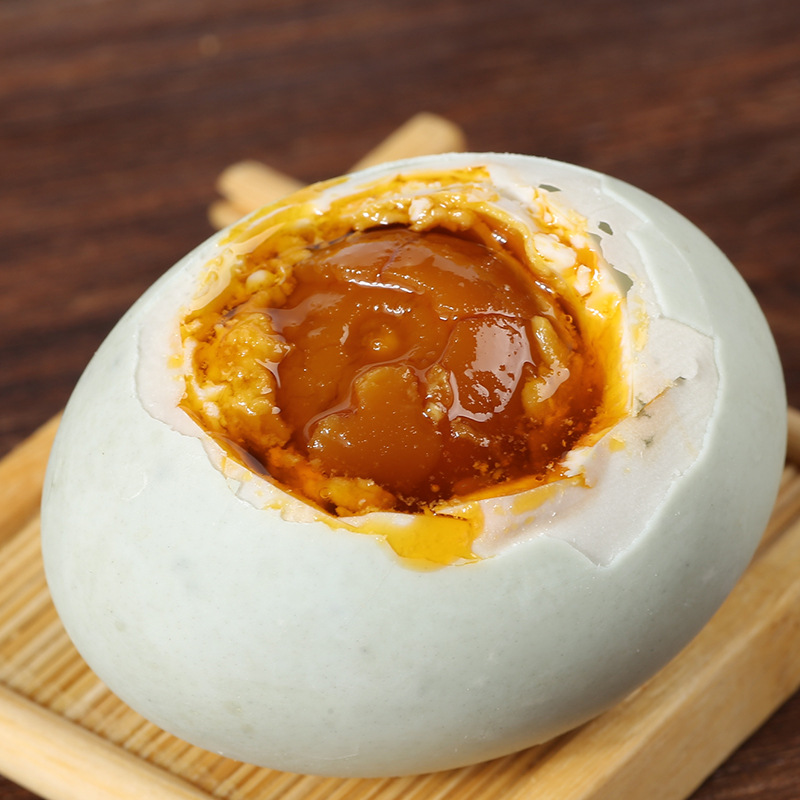 Shendan Supermarket Same Bird King Oil Yellow Ripe Salted Duck Egg Red Heart Flow Oil Vacuum Independent Packaging Salted Egg Cooked Salted Egg