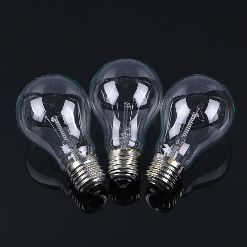 Factory wholesale 100W plain old bulb 220V tungsten filament bulb E27 screw incandescent lighting bulb