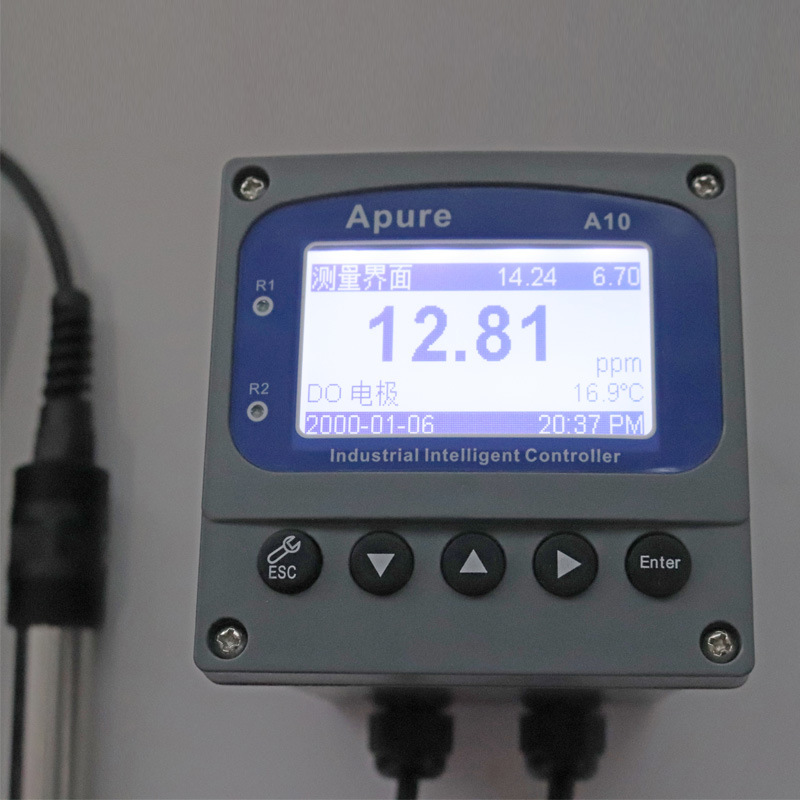 Apure Dissolving Oxygen Meter A10Do Series Online Soluble Oxygen Controller Dissolving Oxygen Meter Desktop Do Analyzer