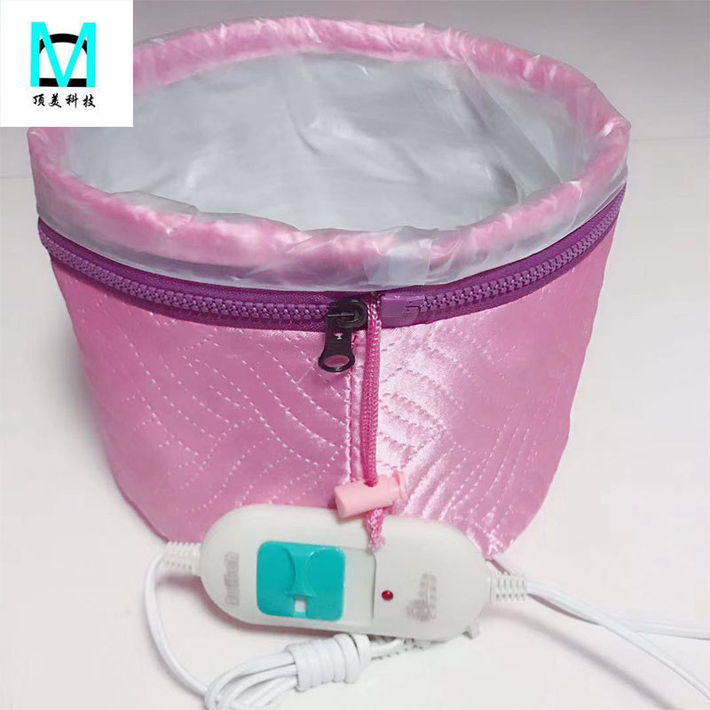 Electric Heating Cap, Household Hair Mask, Us Standard Heating Evaporation Cap, Hair Care Cap, Hair Salon Perm and Dye Zipper, Hot Oil Evaporation
