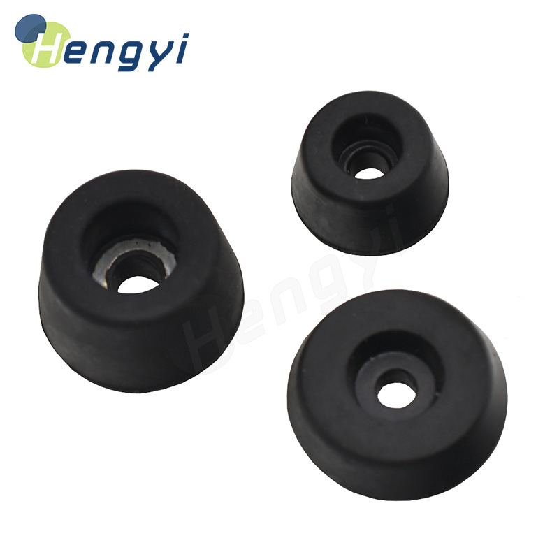 Supply Environmental protection synthetic rubber foot pad chassis foot shock pad with gasket shock absorber foot non-slip foot pad