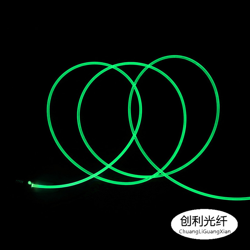 Φ4.0Mm Side Light Full Body Luminous Fiber Optic Plastic Fiber Optic Teflon Car Atmosphere Light Mma Transparent Fiber Optic Strip