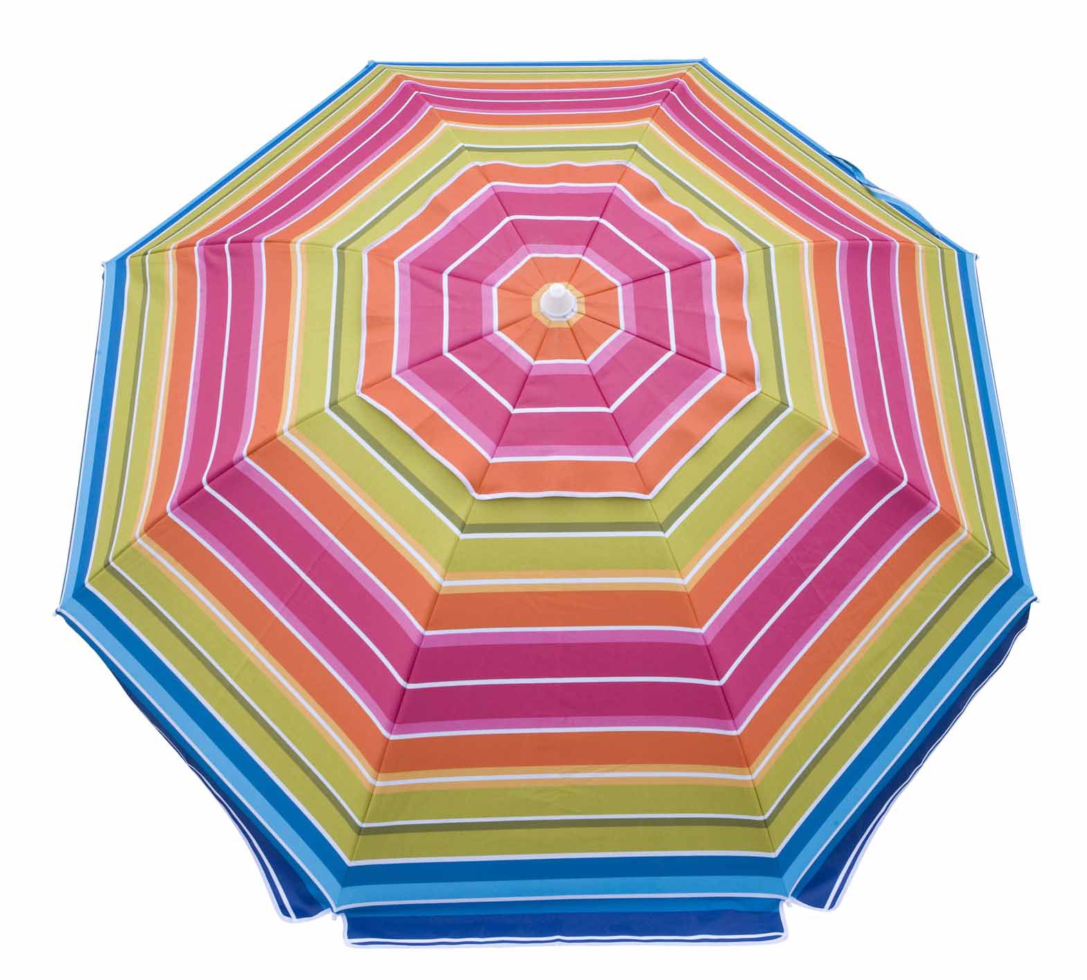 Factory Direct wholesale 2 m 40 inch beach umbrella sun umbrella polyester silver coated belt steering belt hand rotating ground plug