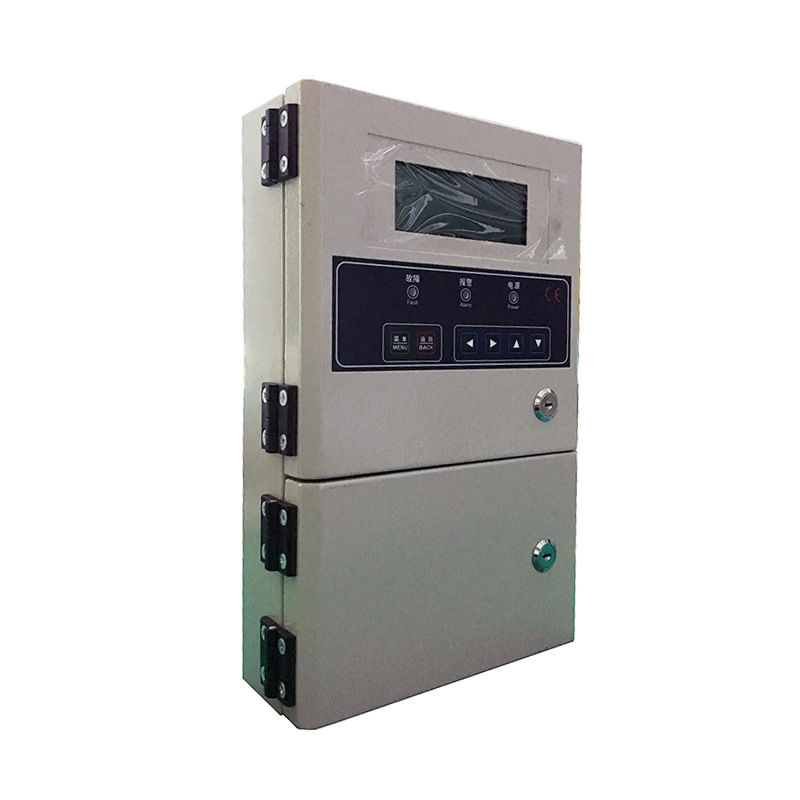 Gas Concentration Detector Alarm Host Led Combustible Gas Linkage Exhaust Fan 32 Channel Rs485 Relay