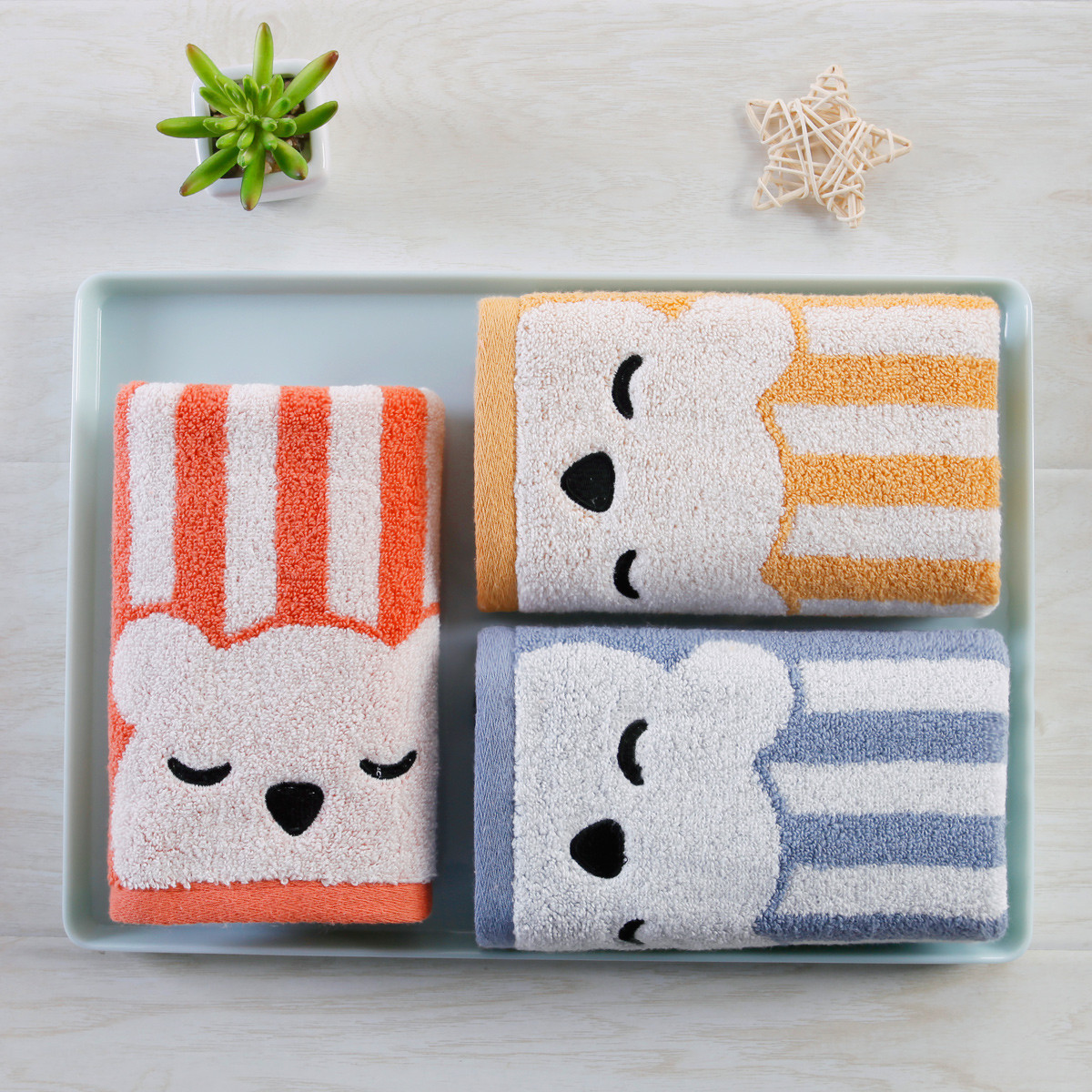 Gold Size Pure Cotton Bath Towel Soft and Untwisted Cute Bear Cotton Large Towel Group Purchase Wholesale S3131Wh