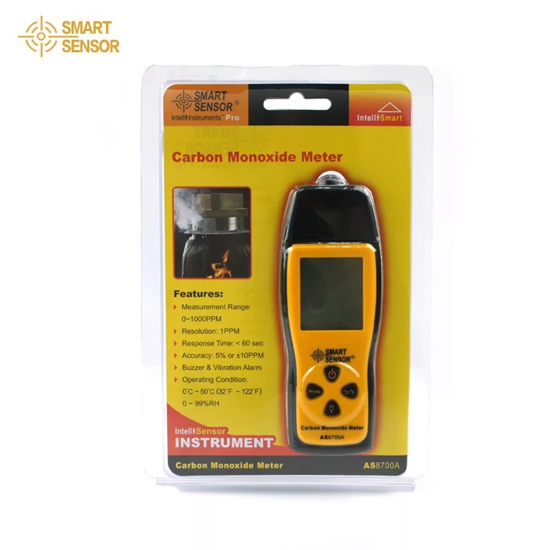 Sima AS8700A carbon monoxide detector CO leakage alarm tester gas leakage detector