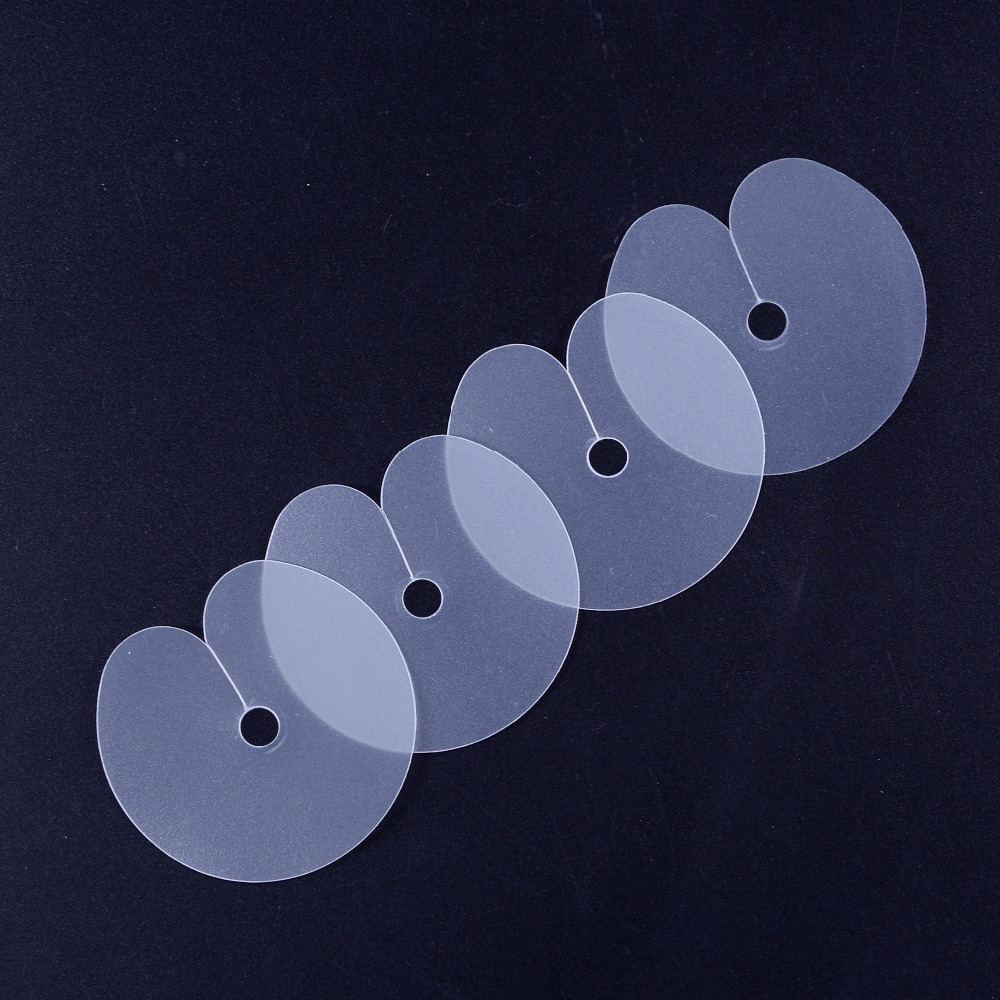 Wig Insulation Piece Hair Extension Erection Piece Pvc Sanded Wig Hair Extension Tool 50 Pieces/Pack