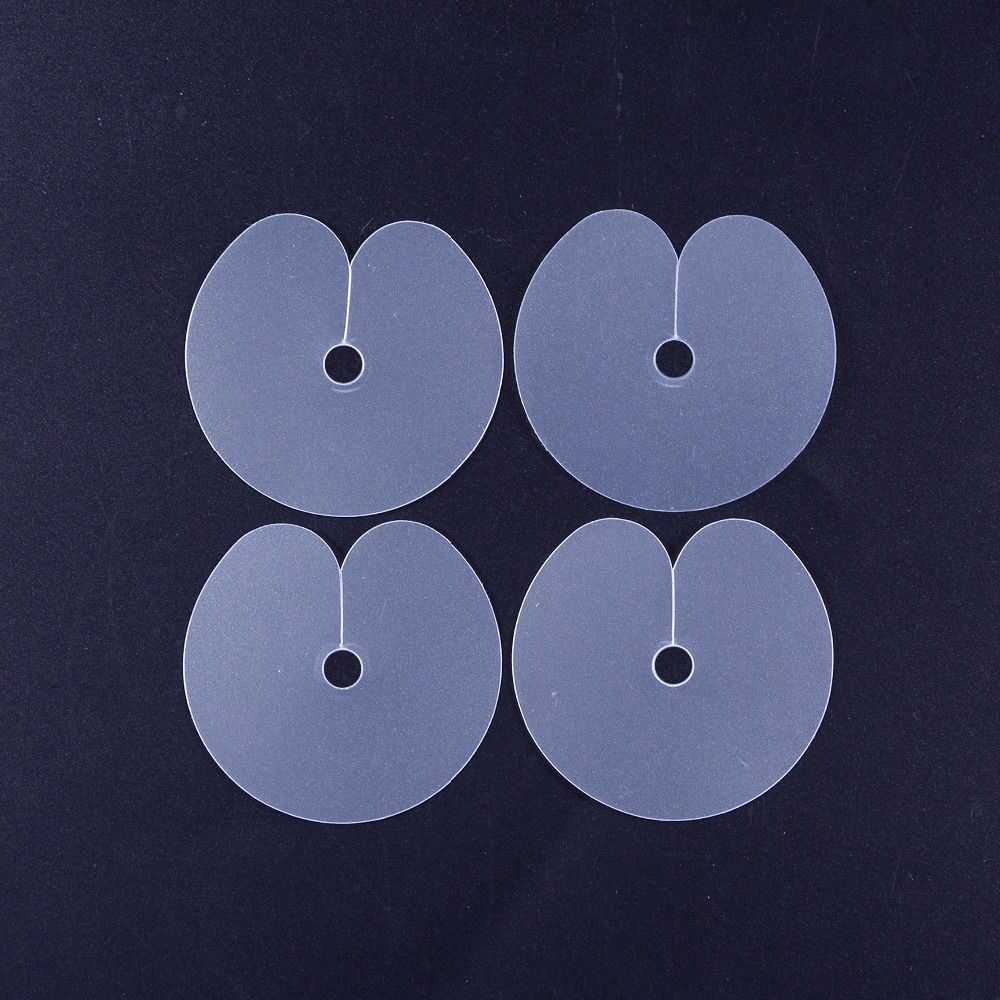 Wig Insulation Piece Hair Extension Erection Piece Pvc Sanded Wig Hair Extension Tool 50 Pieces/Pack