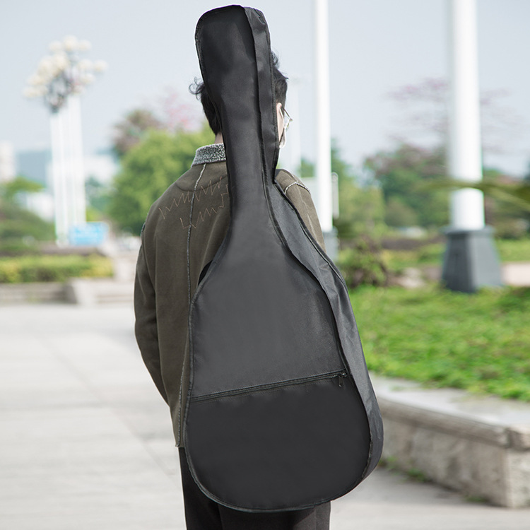 38inch 41inch Universal Waterproof Guitar Bag Single Shoulder/Handheld Dual-Use Black Practice Guitar Special Bag Musical Instrument