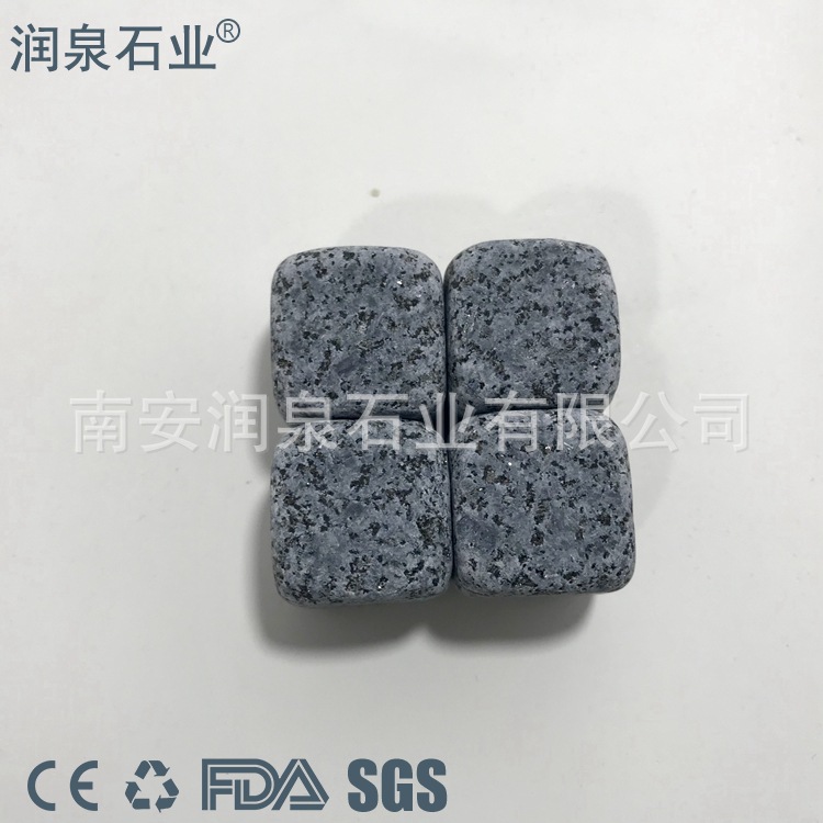 6 темно-серых натуральных камней для виски, камни для трезвости, ледяные кубики, образец