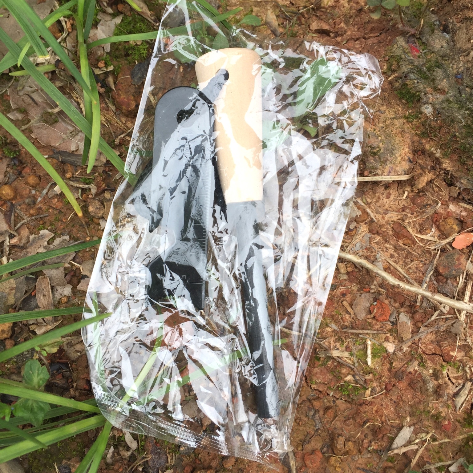 Portable outdoor Flint camping equipment field survival tool magnesium rod firearm wooden handle lighter