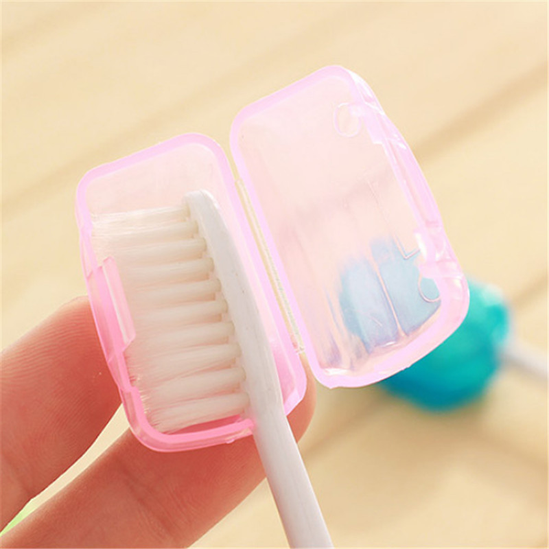 Portable toothbrush set travel portable toothbrush box toothbrush head protective set gift manufacturers