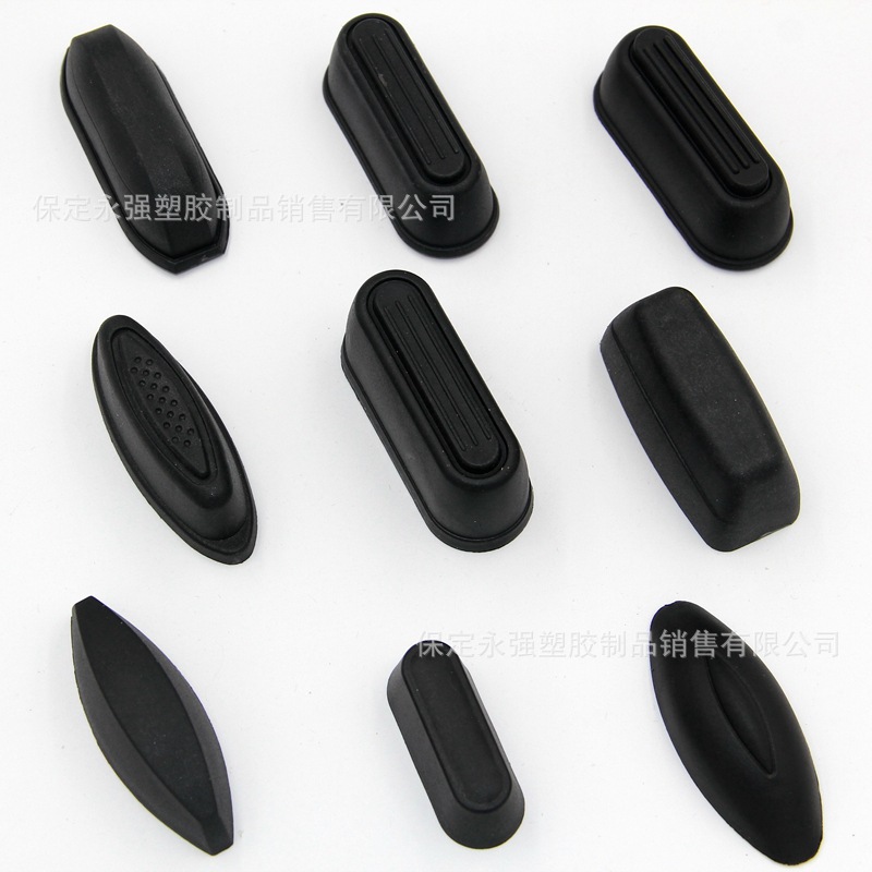 Luggage accessories plastic PVC base foot support hollow 5 head support