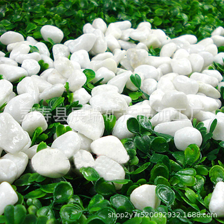 The Manufacturer Customizes a Variety of White Stones, White Gravel, Terrazzo Floors, White Stones for Engineering Landscaping, White Stones