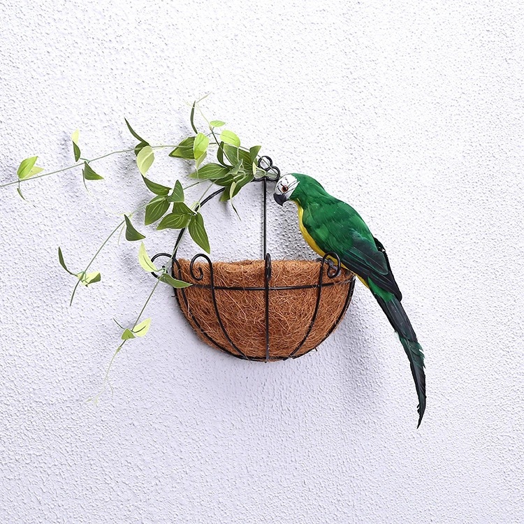 Simulated Parrot, Parrot, Simulated Bird, Pastoral Decoration, Feather Parrot Crafts, Gardening Decoration, Bird Wholesale