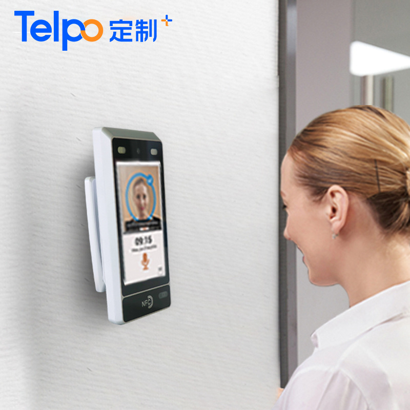 Машина учета посещаемости с распознаванием лиц, смешанная идентификация, монофокальная, прямая продажа завода Tianbo, tp980, контроль доступа