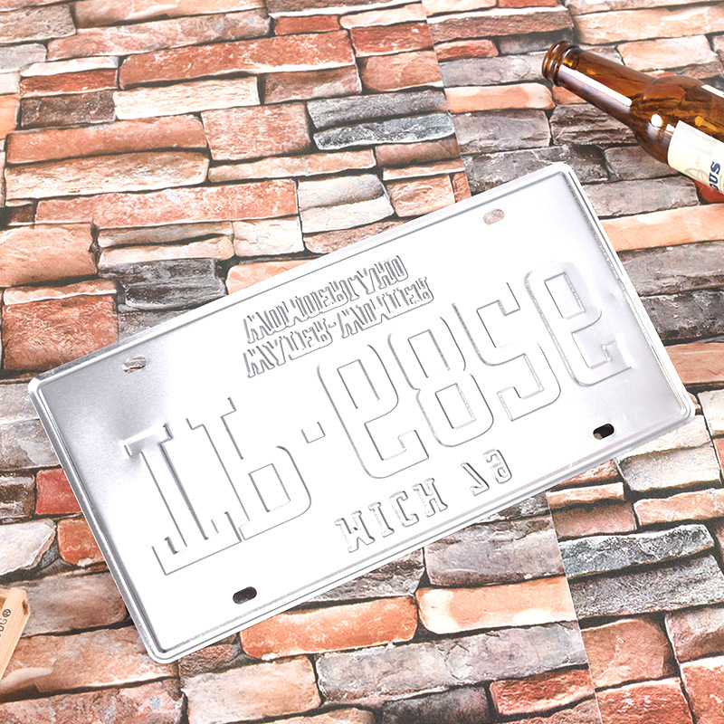 Foreign Trade Professional Retro Iron Painting Cafe Decoration Photo Wall European Style Old Wall Decoration Wall Decoration Wholesale