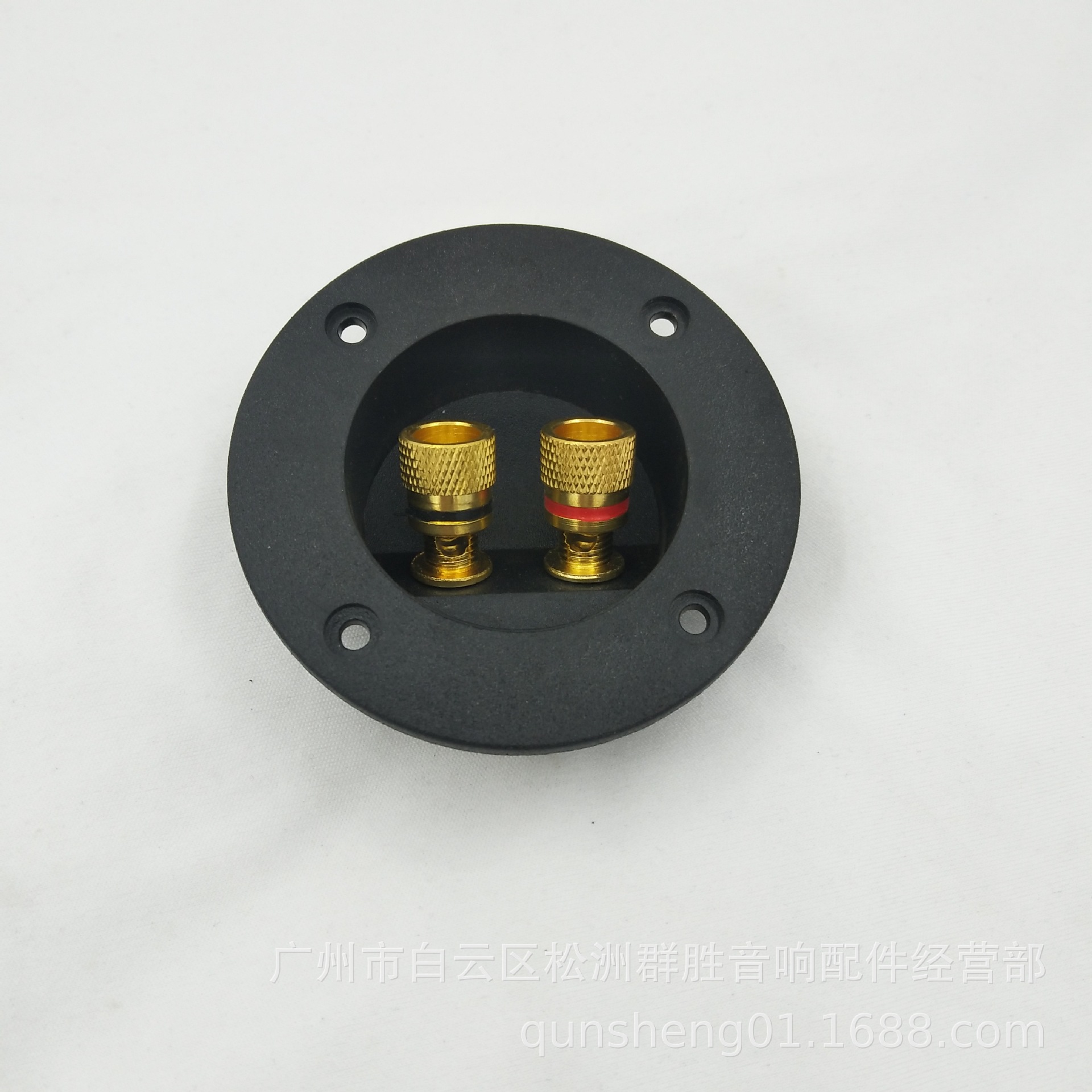 Круглая соединительная коробка 303 с зажимом из чистой меди для аудио терминалов и задней панели колонок
