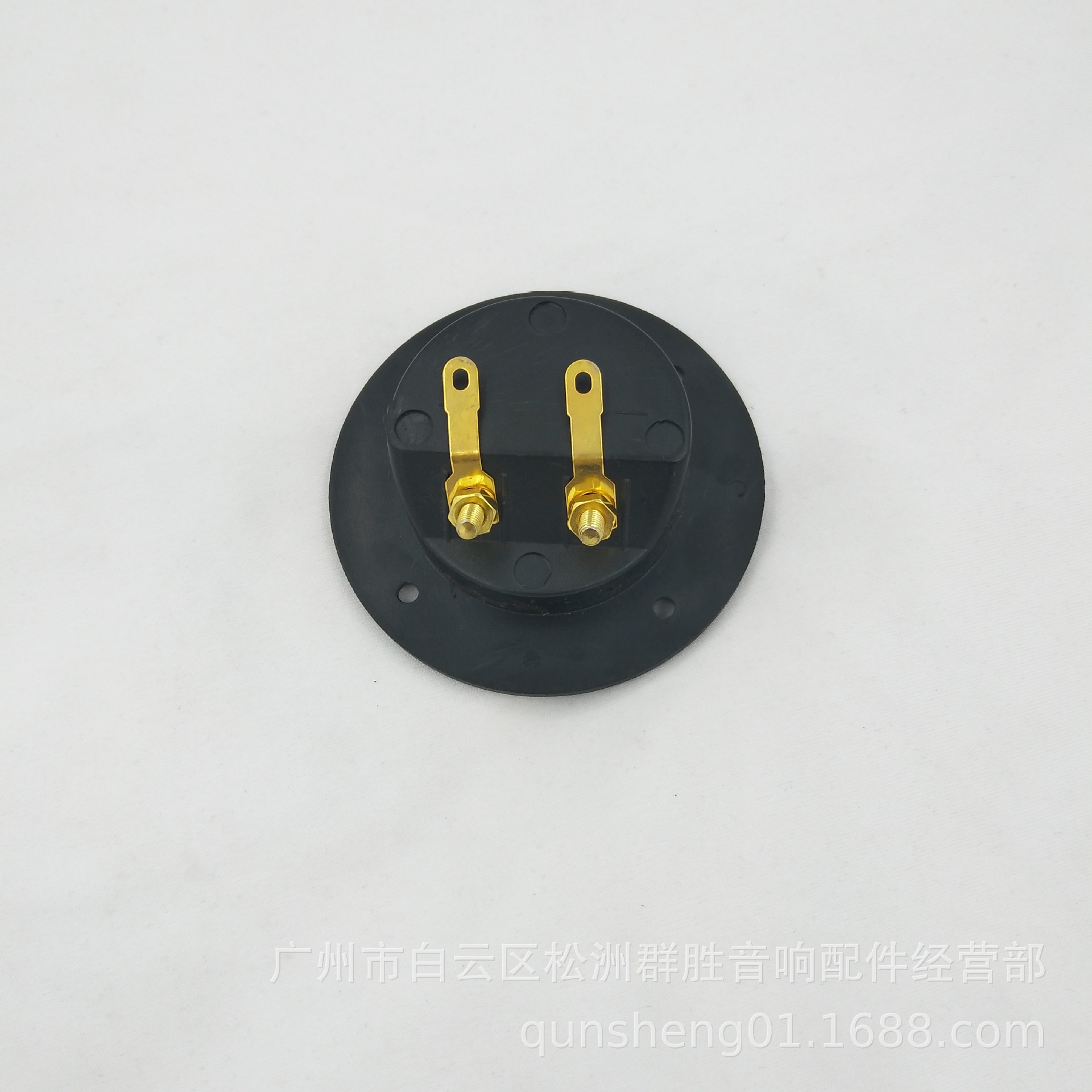 Opening 75 inside and outside round junction box 303 pure copper pole clamp box audio terminal speaker back board junction box