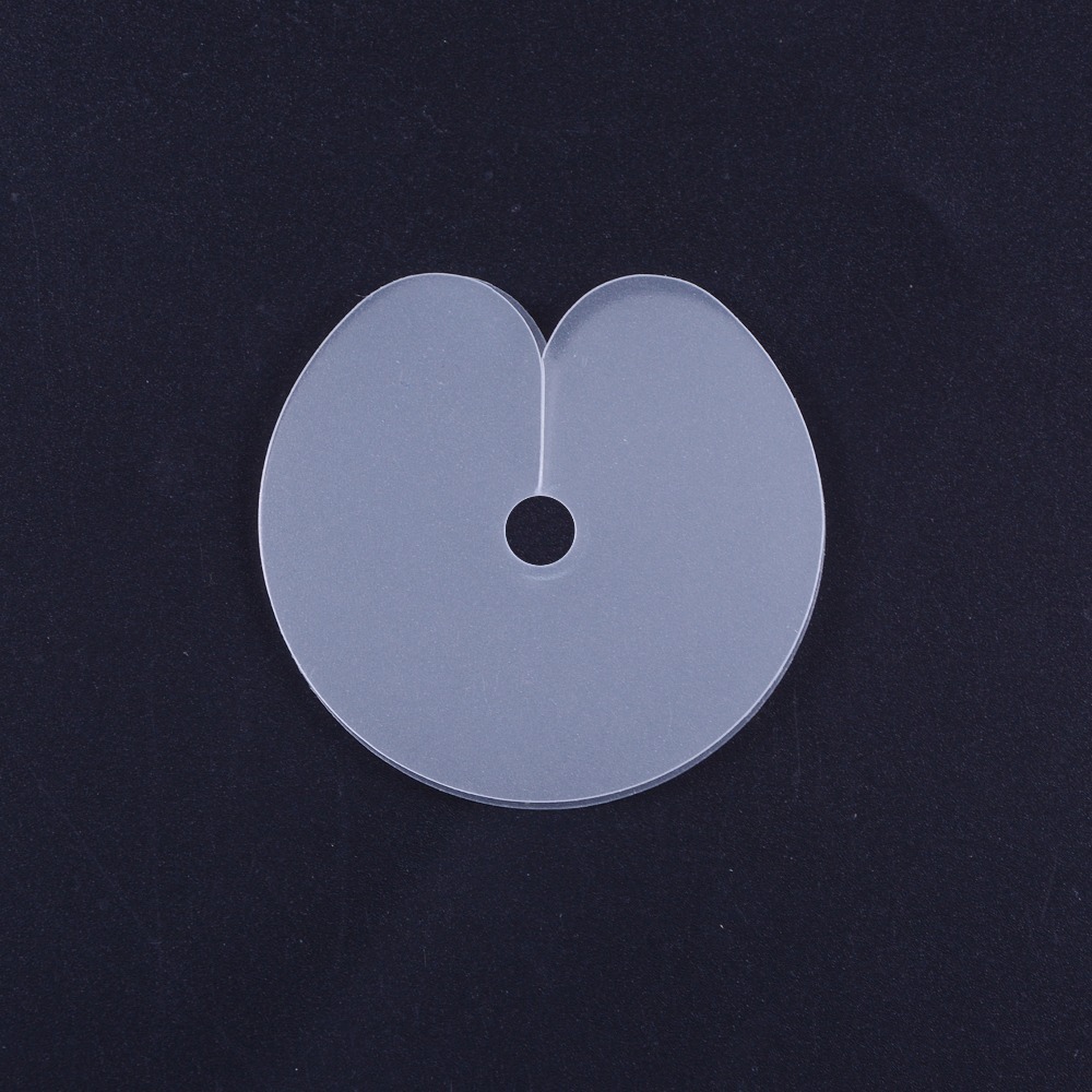 Wig Insulation Piece Hair Extension Erection Piece Pvc Sanded Wig Hair Extension Tool 50 Pieces/Pack