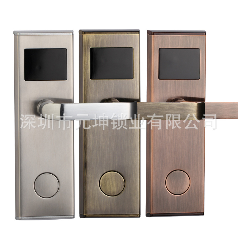 Hotel Card Lock Smart Door Lock Card Issuing System Digital Lock B&B Rental Room Hotel Ic Card Password Lock