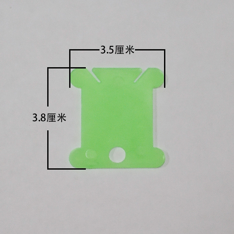 Доска для намотки ниток для вышивки, управление остатками ниток, прозрачная пластиковая доска ручной работы