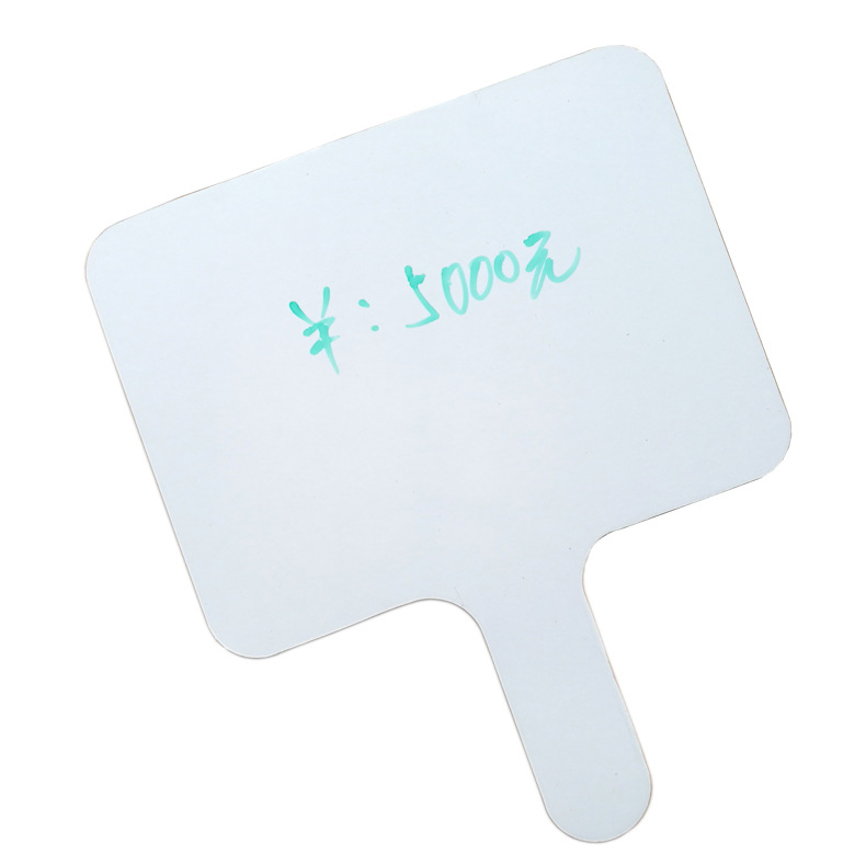 Manufacturer Customized Double-Sided Erasable Auction Price Paper Handheld Whiteboard Medium Fiber Whiteboard Magnetic Whiteboard
