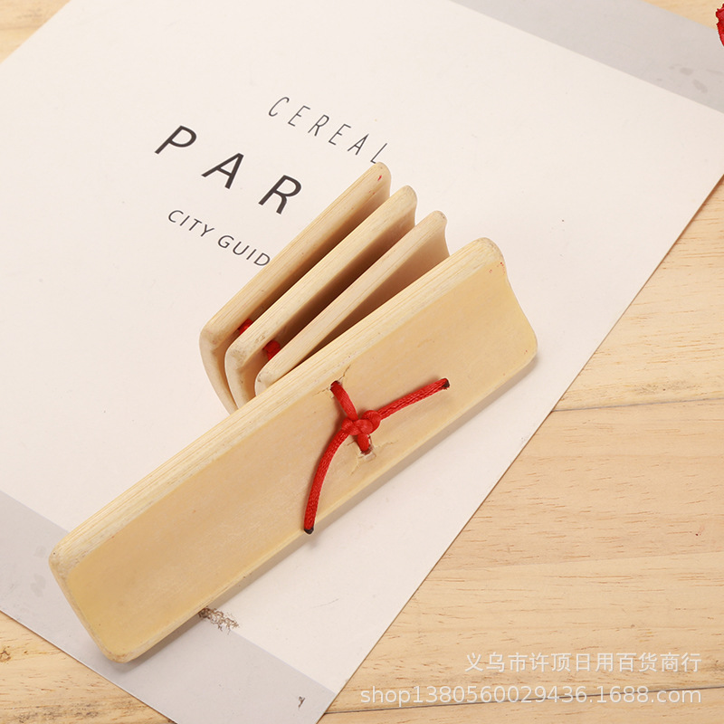 Children's Allegro Beginner's Entry-Level Kindergarten Primary School Students Deyunshe Professional Eloquence Teaching Bamboo Board Adult Castanets