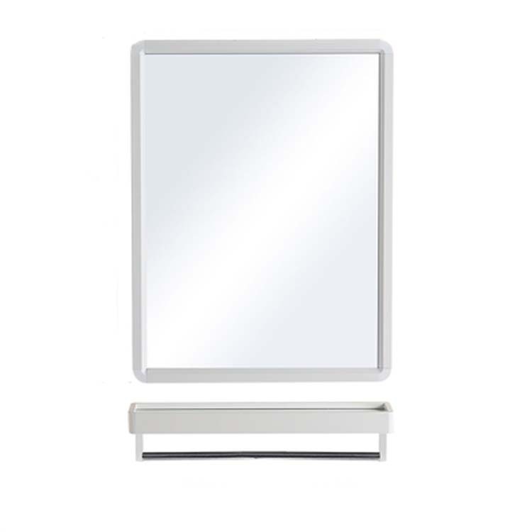 Nordic bathroom mirror vanity mirror makeup mirror wall mirror self-adhesive hole-free mirror bathroom mirror