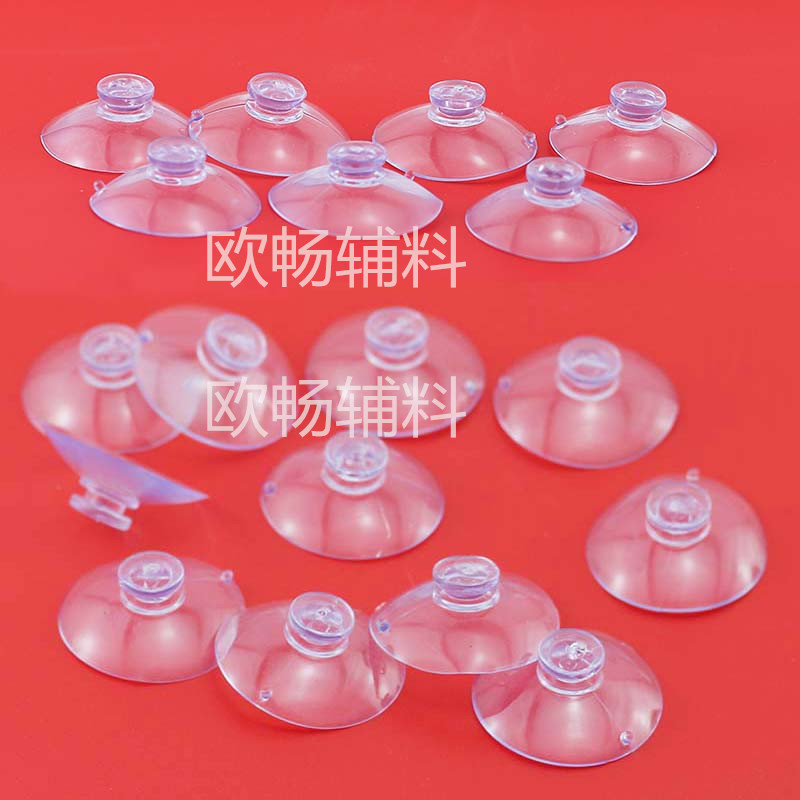 Production and Wholesale 2.0-5.5cm 8cm Plastic Transparent Suction Cup Mushroom Head Hook Vacuum Suction Cup Glass Suction Cup