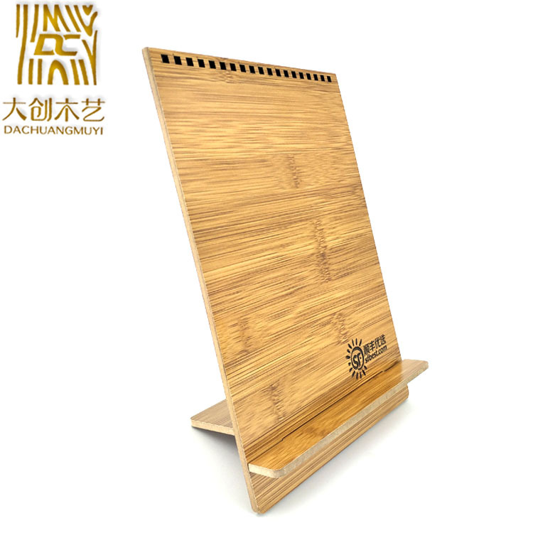 Прямые продажи завода, подставка для календаря из массива дерева, деревянная база календаря, бамбуковое основание для календаря