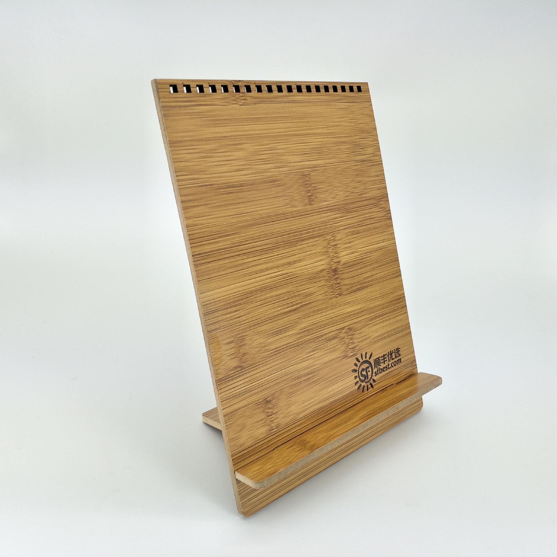 Factory direct solid wood calendar rack wooden calendar base bamboo calendar seat