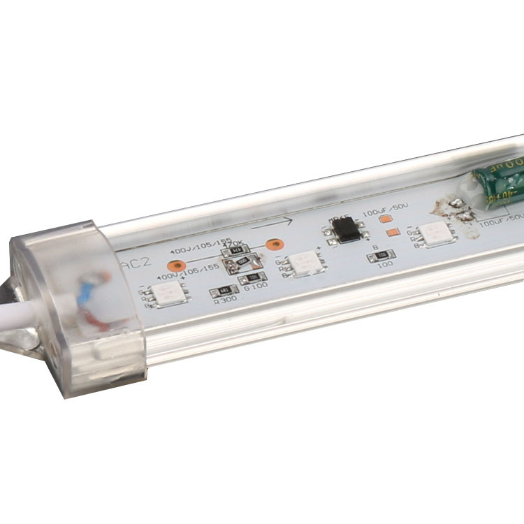 led engineering line lamp guardrail tube digital tube aluminum contour monochrome 3010 lamp internal control outdoor waterproof