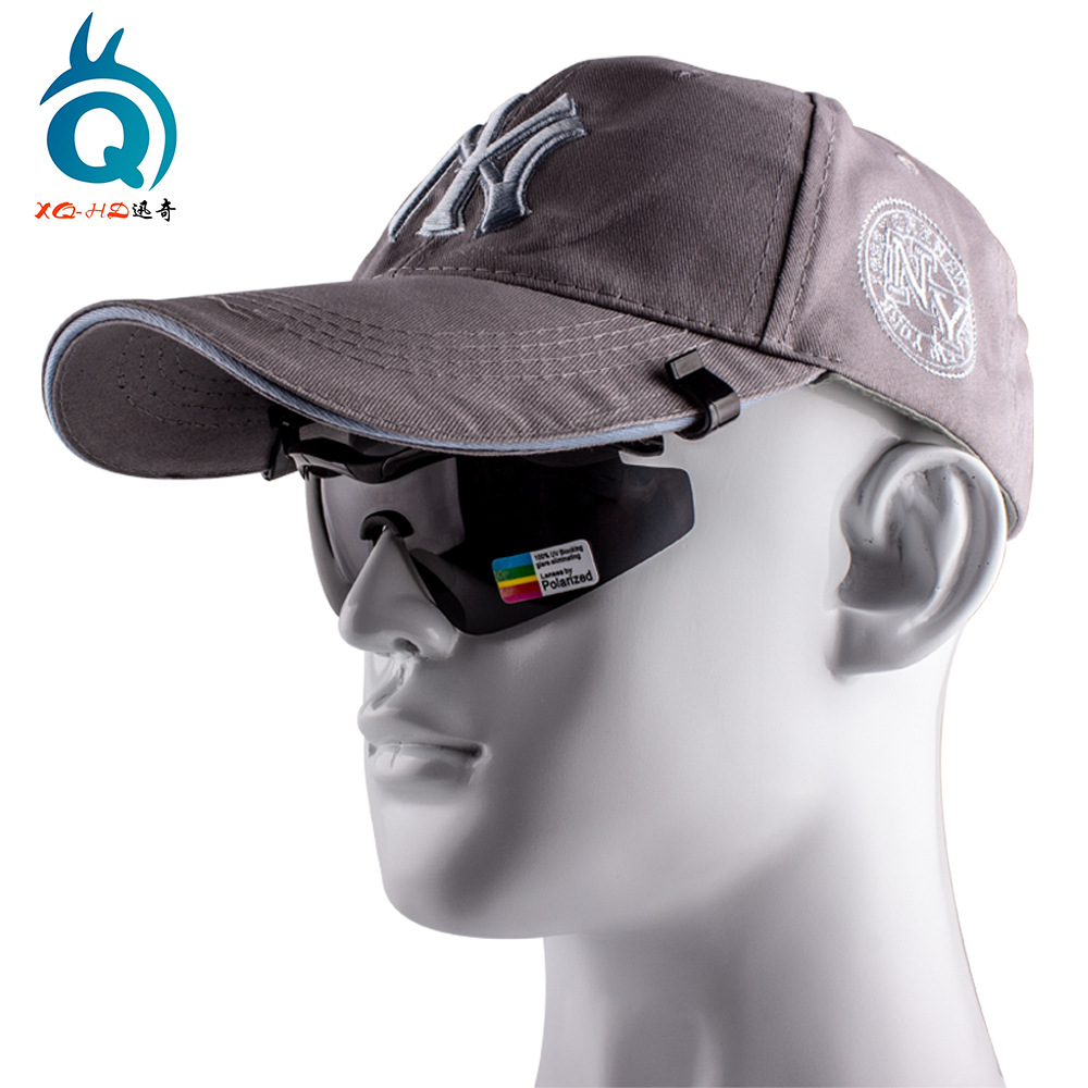 New Golf Fishing Glasses Outdoor Polarized Sunglasses Special Fishing Flip Cap Sunglasses