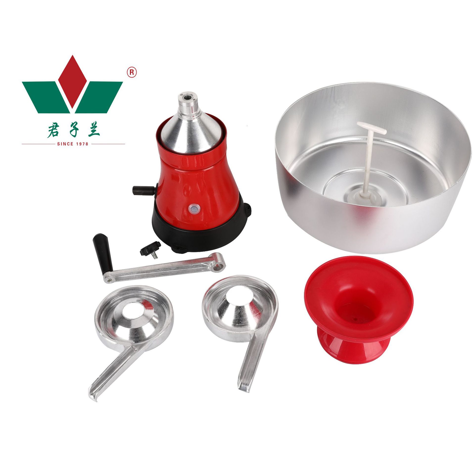 Aluminum Alloy 80L Electric Milk Separator Fully Automatic Dairy Skim Machine Household Fresh Cream Separator